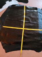 Pakket grote huiden bruin echt leer., Hobby en Vrije tijd, Stoffen en Lappen, Bruin, Leer of Kunstleer, Nieuw, Ophalen of Verzenden