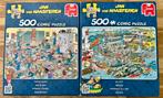 2 x puzzel van 500 stuks Jan van Haasteren, Ophalen of Verzenden, Zo goed als nieuw
