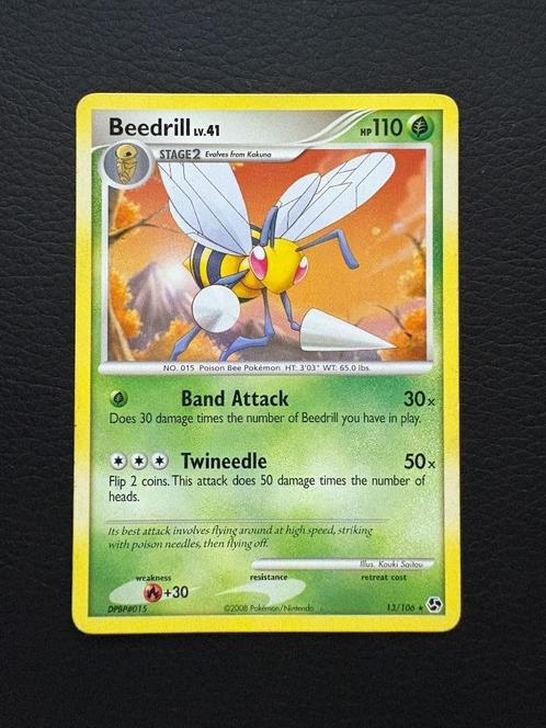 Beedrill #13 Pokemon Great Encounters, Hobby en Vrije tijd, Verzamelkaartspellen | Pokémon, Zo goed als nieuw, Losse kaart, Ophalen of Verzenden