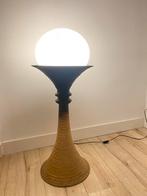 Vintage Doria vloerlamp keramiek met glazen bol, Ophalen, Gebruikt, 100 tot 150 cm, Vintage