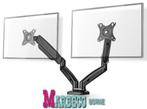 Bureau monitorsteun, Dubbele monitorarm, Full-motion 15-32", Nedis, Nieuw, Info@marbeco.nl, Ophalen of Verzenden