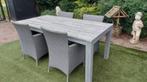 Mooi wicker tuinset, Ophalen, Gebruikt, Wicker