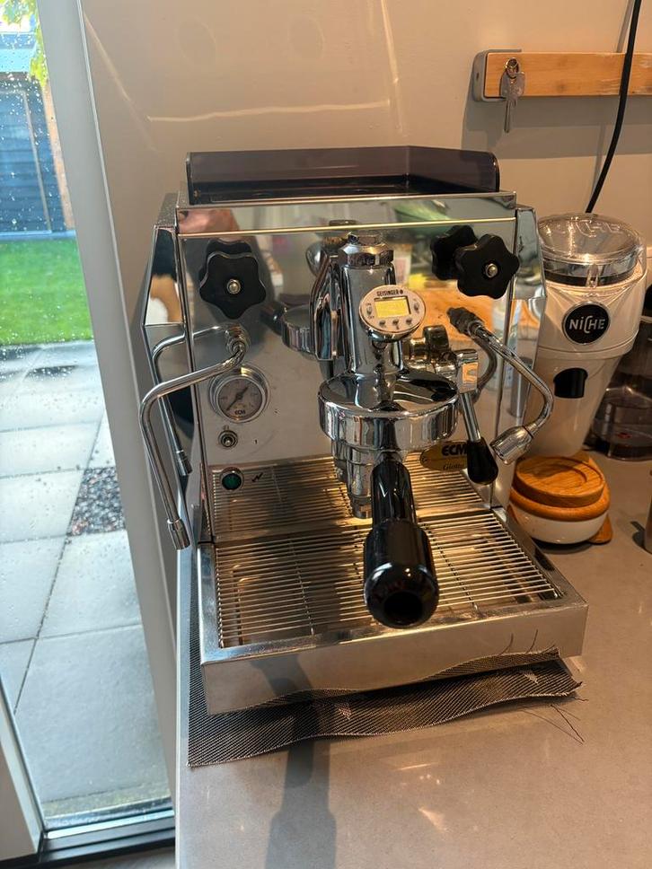 ECM Giotto espressomachine, Witgoed en Apparatuur, Koffiezetapparaten, Gebruikt, Gemalen koffie, Koffiebonen, Koffiemachine, 10 kopjes of meer