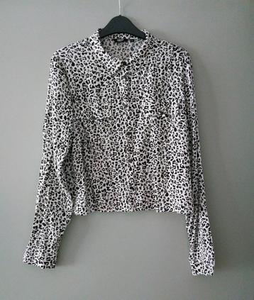 NIEUW! Coolcat dames cropped blouse luipaard leopard maat XL beschikbaar voor biedingen