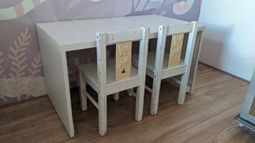 Opknapper | IKEA SMÅSTAD tafeltje met 2 stoeltjes  beschikbaar voor biedingen