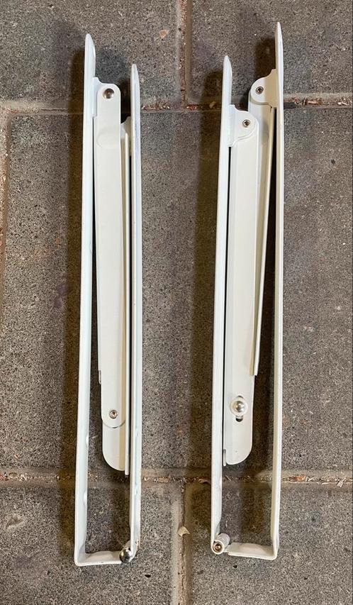 Twee Inklapbare plankdragers lengte 40 cm, Huis en Inrichting, Woonaccessoires | Wandplanken en Boekenplanken, Gebruikt, Ophalen of Verzenden