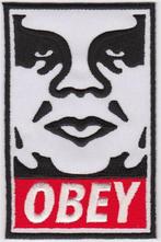 Obey stoffen opstrijk patch embleem, Ophalen of Verzenden, Nieuw, Overige typen