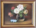 Emile Geudens (1926-2011) - Stilleven met rozen, Antiek en Kunst, Ophalen of Verzenden