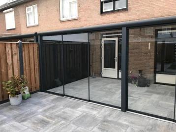 Schuifwand 10 MM gehard glas NIEUW  beschikbaar voor biedingen
