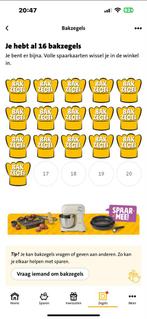 16 Jumbo bakzegels Tefal, Ophalen of Verzenden, Zegels, Bonnen of Punten