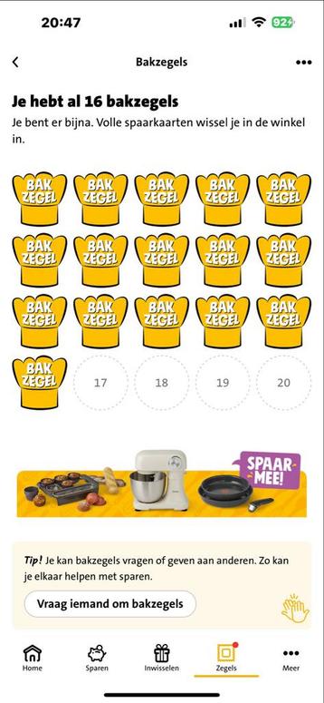 16 Jumbo bakzegels Tefal beschikbaar voor biedingen