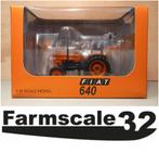 Fiat 640 2wd oranje velgen. Replicagri, Hobby en Vrije tijd, Modelauto's | 1:32, Nieuw, Overige merken, Ophalen of Verzenden, Tractor of Landbouw