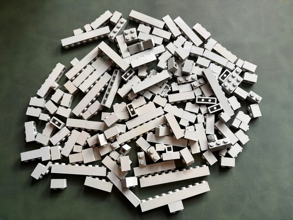 Lego balken oud grijs castle space, Lego, Lego, Ophalen of Verzenden, Zo goed als nieuw