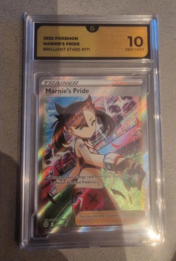Pokemon Kaart Marnie's Pride (BRS 171) 10 Score, Hobby en Vrije tijd, Verzamelkaartspellen | Pokémon, Nieuw, Losse kaart, Ophalen of Verzenden