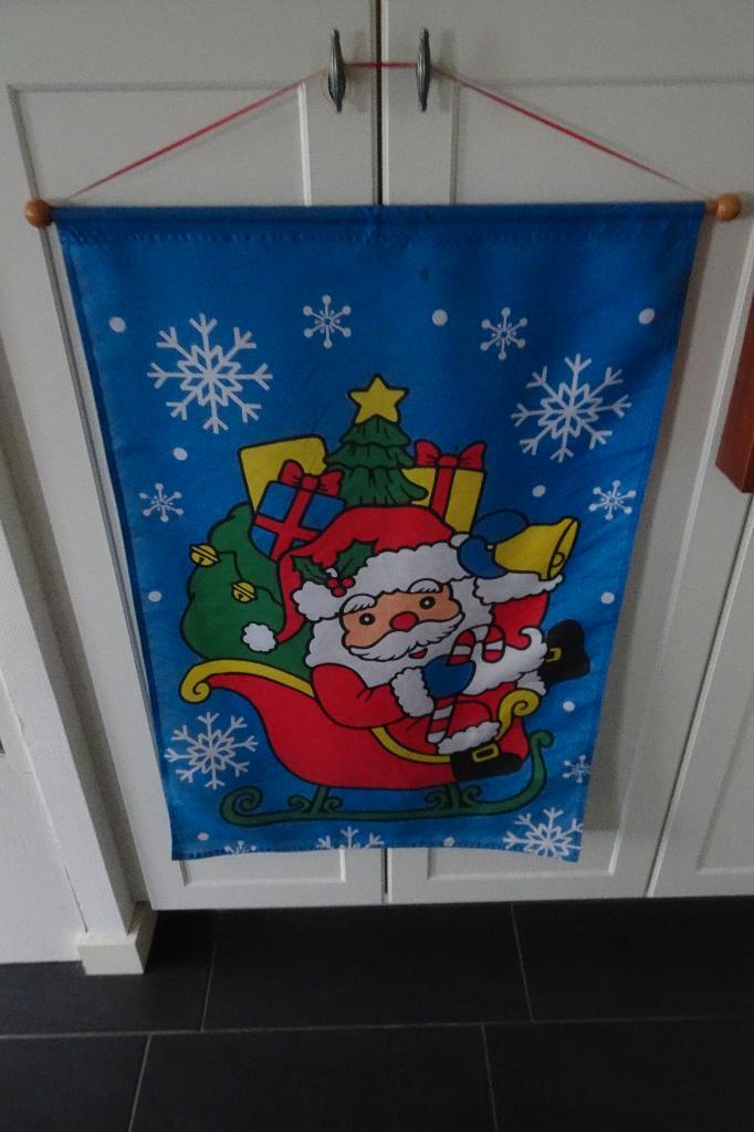 kerst vlag/decoratie, Diversen, Kerst, Zo goed als nieuw, Ophalen