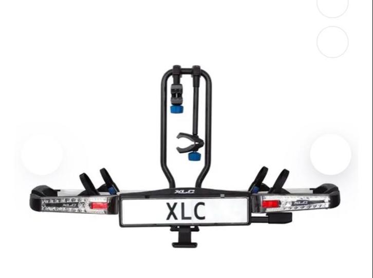 XLC Azura Xtra Led Fietsdrager - Nieuw in Doos!, Auto diversen, Fietsendragers, Nieuw, Trekhaakdrager, 2 fietsen, Brede banden