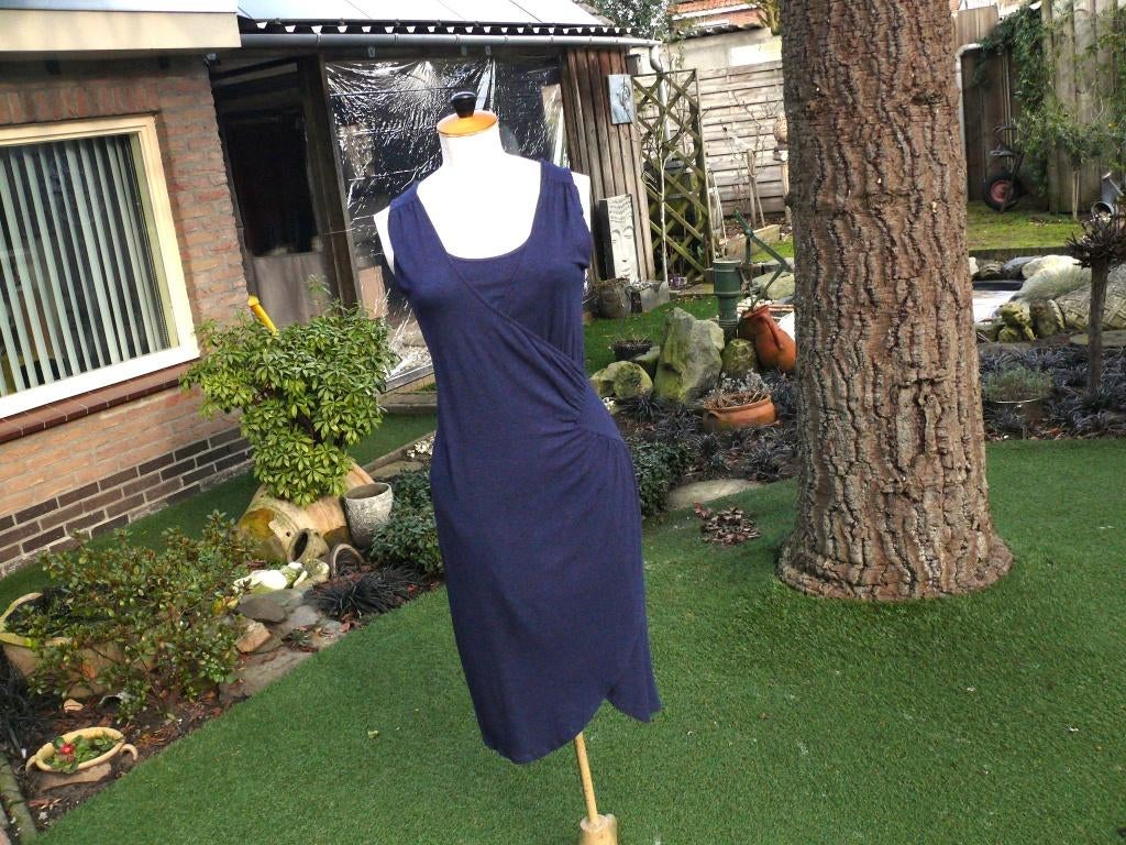 JUFFROUW JANSEN AMSTERDAM jurk maat M valt voor S / M, Maat 38/40 (M), Blauw, Ophalen of Verzenden, Zo goed als nieuw
