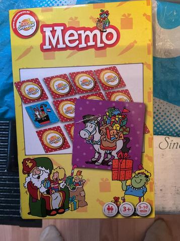 Kleurig, gezellig Memo spel. Sinterklaas beschikbaar voor biedingen