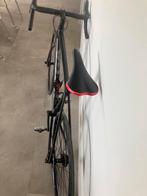 Zwarte koga racefiets met rode details, maat 56/58 (1.82), Fietsen en Brommers, Fietsen | Racefietsen, 28 inch, Heren, Meer dan 20 versnellingen