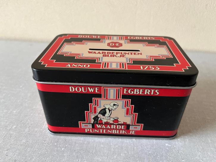 NIEUW Douwe Egberts waardepunten blikje - blik - spaarpunten, Verzamelen, Blikken, Nieuw, Koffie, Douwe Egberts, Ophalen of Verzenden