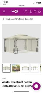 Prieel 3x4 meter - zo goed als nieuw, Tuin en Terras, Ophalen, Minder dan 4 meter, Zo goed als nieuw, Paviljoen