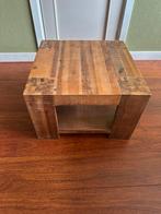 Mooie teak salontafel 65x65, Huis en Inrichting, Ophalen, 50 tot 100 cm, 50 tot 100 cm, Zo goed als nieuw