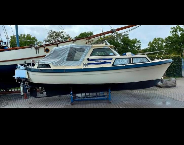 Noorse Spitsgatter, Årø 28 met zgan motor,  zie tekst!, Watersport en Boten, Motorboten en Motorjachten, Gebruikt, Polyester, 6 tot 9 meter