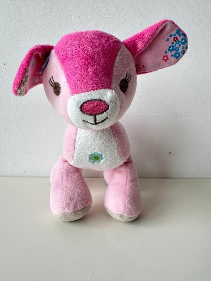 Knuffel hert roze 25 cm / Prenatal, Kinderen en Baby's, Speelgoed | Knuffels en Pluche, Zo goed als nieuw, Overige typen, Ophalen of Verzenden