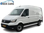 Volkswagen Crafter 2.0 TDI 140PK EURO6 L3H3 Trekhaak/cruise/, Stof, Gebruikt, Volkswagen, Wit