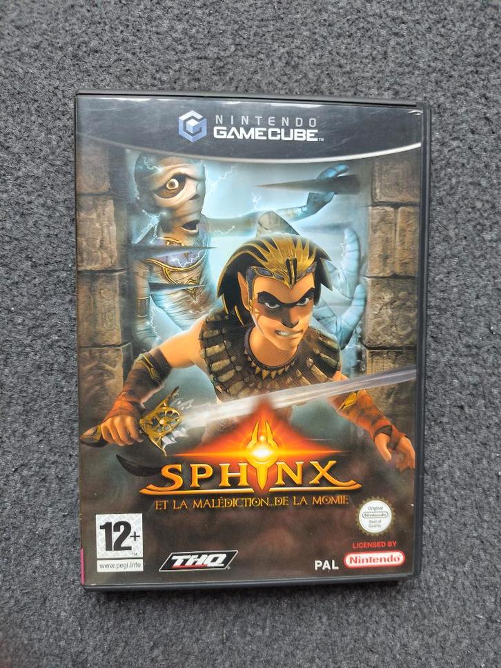 Sphinx and the Cursed Mummy Gamecube game, Spelcomputers en Games, Games | Nintendo GameCube, Gebruikt, Platform, 1 speler, Vanaf 3 jaar