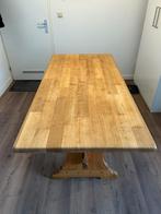 Massief houten tafel 170x80 eettafel, Huis en Inrichting, Tafels | Eettafels, Gebruikt, Eikenhout, Vijf personen of meer, 150 tot 200 cm