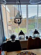 Antieke petroleumlamp (schippertje), Ophalen, Glas, Minder dan 50 cm