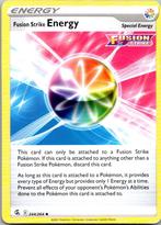 2021 Sword & Shield Series Fusion Strike Fusion Strike Energ, Hobby en Vrije tijd, Verzamelkaartspellen | Pokémon, Ophalen of Verzenden