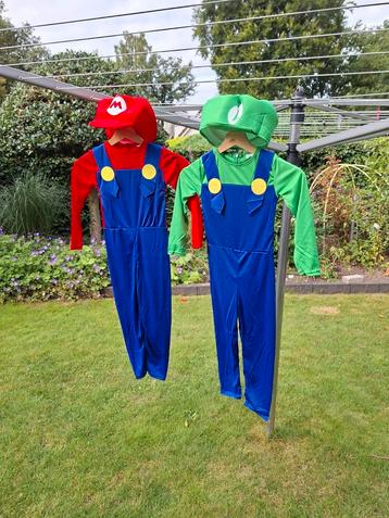 Mario en Luigi verkleedpakken kids en volwassen beschikbaar voor biedingen