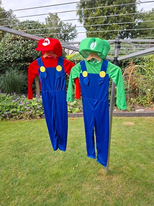 Mario en Luigi verkleedpakken kids en volwassen, Kinderen en Baby's, Carnavalskleding en Verkleedspullen, Nieuw, Jongen of Meisje