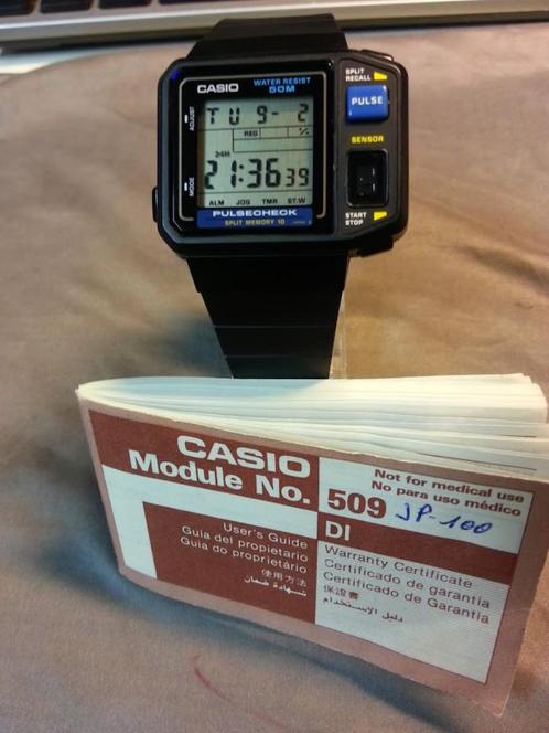 CASIO JP 100W, Sieraden, Tassen en Uiterlijk, Horloges | Heren, Zo goed als nieuw, Casio, Ophalen of Verzenden