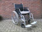 Meyra inklapbare rolstoel zitbreedte50cm met massieve banden, Ophalen of Verzenden, Inklapbaar, Zo goed als nieuw, Duwrolstoel