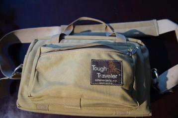 Tough Traveller beige (foto)tas 34x20x15cm met beschermlaag beschikbaar voor biedingen