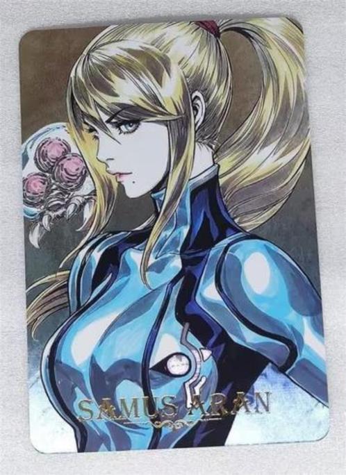 Metroid Samus Aran Game Iris Holo Trading Card, Verzamelen, Stripfiguren, Nieuw, Plaatje, Poster of Sticker, Superheld, Verzenden