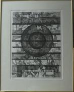 Abstracte Compositie, Antiek en Kunst, Kunst | Etsen en Gravures, Ophalen of Verzenden