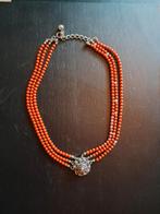 Ketting ,rood, Ophalen of Verzenden, Rood, Overige materialen