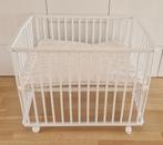 Inklapbare babybox op wieltjes met boxmatras, Kinderen en Baby's, Boxen, Ophalen, Gebruikt, Wieltjes
