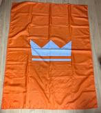 Alles moet weg: (Voorheen) Oranje vlag met kroon 90 x 120 cm, Ophalen of Verzenden, Gebruikt