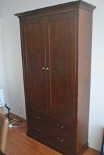 Wandkast, massief hout, als nieuw, 205 bij 110 bij 40 cm, Ophalen, Gebruikt, 200 cm of meer, Minder dan 150 cm