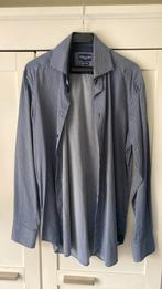 Cavallaro Hemd Maat 42 - Donkerblauw/Wit, Ophalen of Verzenden, Zo goed als nieuw, Blauw, Halswijdte 41/42 (L)