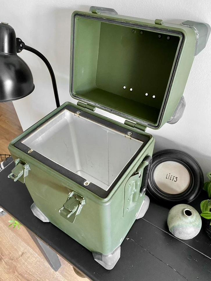 KNUR 25L aluminium case, kist voor Leopard 2 tank, Verzamelen, Militaria | Algemeen, Ophalen