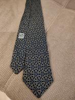 Hermès Zijden Stropdas - Blauw met Patroon, Hermès, Blauw, Ophalen of Verzenden, Zo goed als nieuw