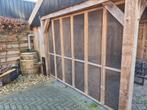Screens / windschermen voor overkapping, Tuin en Terras, Ophalen, Zo goed als nieuw, Hout