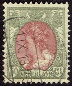 Nederland 1899, Kon. Wilhelmina, 50 ct, bronsgroen/br.rood., Verzenden, T/m 1940, Gestempeld