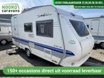 Hobby de Luxe Easy 440 TREINZIT + VOORTENT + 4 PERS, Caravans en Kamperen, Caravans, Serviceluik, Hobby, Bedrijf, 6 tot 7 meter